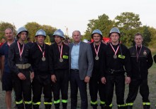 OSP Sulmin zwycięzcą gminnych zawodów sportowo – pożarniczych w Leźnie - powiększ