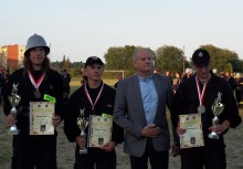 OSP Sulmin zwycięzcą gminnych zawodów sportowo – pożarniczych w Leźnie - powiększ
