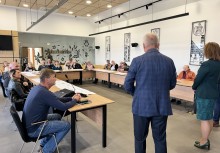 Mieszkańcy Borkowa na spotkaniu w Urzędzie