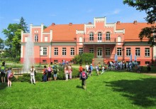 [fot. Józef Belgrau, SP Borkowo] Borkowscy uczniowie w Duchowej Stolicy Kaszub - powiększ