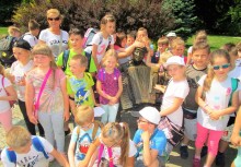 [fot. Józef Belgrau, SP Borkowo] Borkowscy uczniowie w Duchowej Stolicy Kaszub - powiększ