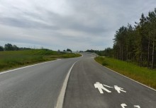 Nowy odcinek z infrastrukturą pieszo-rowerową – ważny element inwestycji OMT na terenie Gminy Żukowo. - powiększ