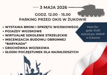 Plakat informacyjny - 'Piknik Militarny'.  - powiększ