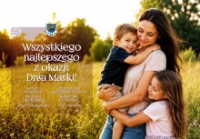 Plakat z Życzeniami na Dzień Matki