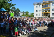 [fot. Wojciech Kruk] Rowerowy Maj 2018 - SP 1 Żukowo - powiększ