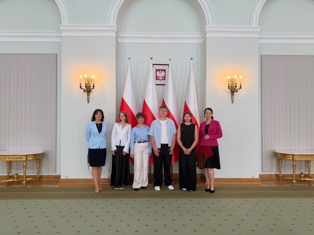 Delegacja Młodzieżowej Rady Gminy Żukowo z wizytą w Pałacu Prezydenckim