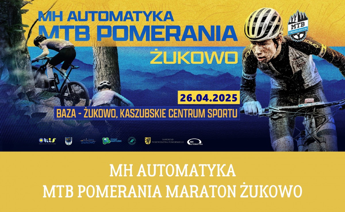 Wielkie emocje rowerowe powracają do Żukowa! MTB Pomerania Maraton ponownie w naszej gminie!
