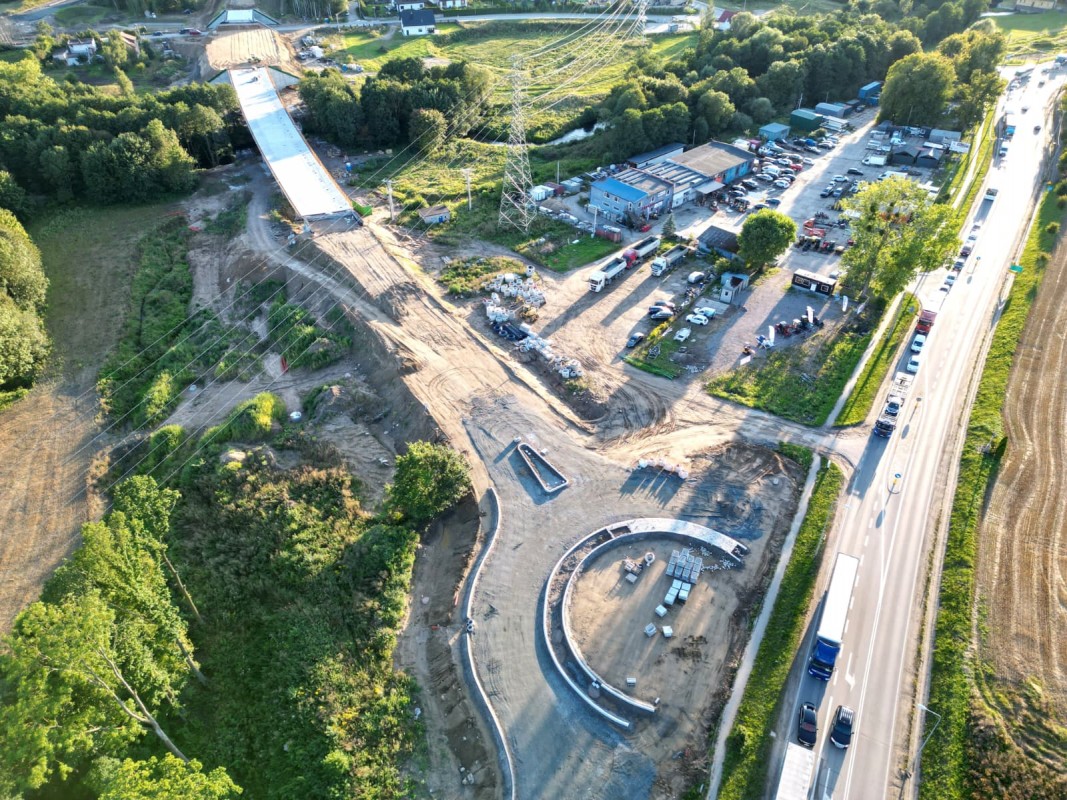 Tymczasowa organizacja ruchu na DK7 w Lniskach