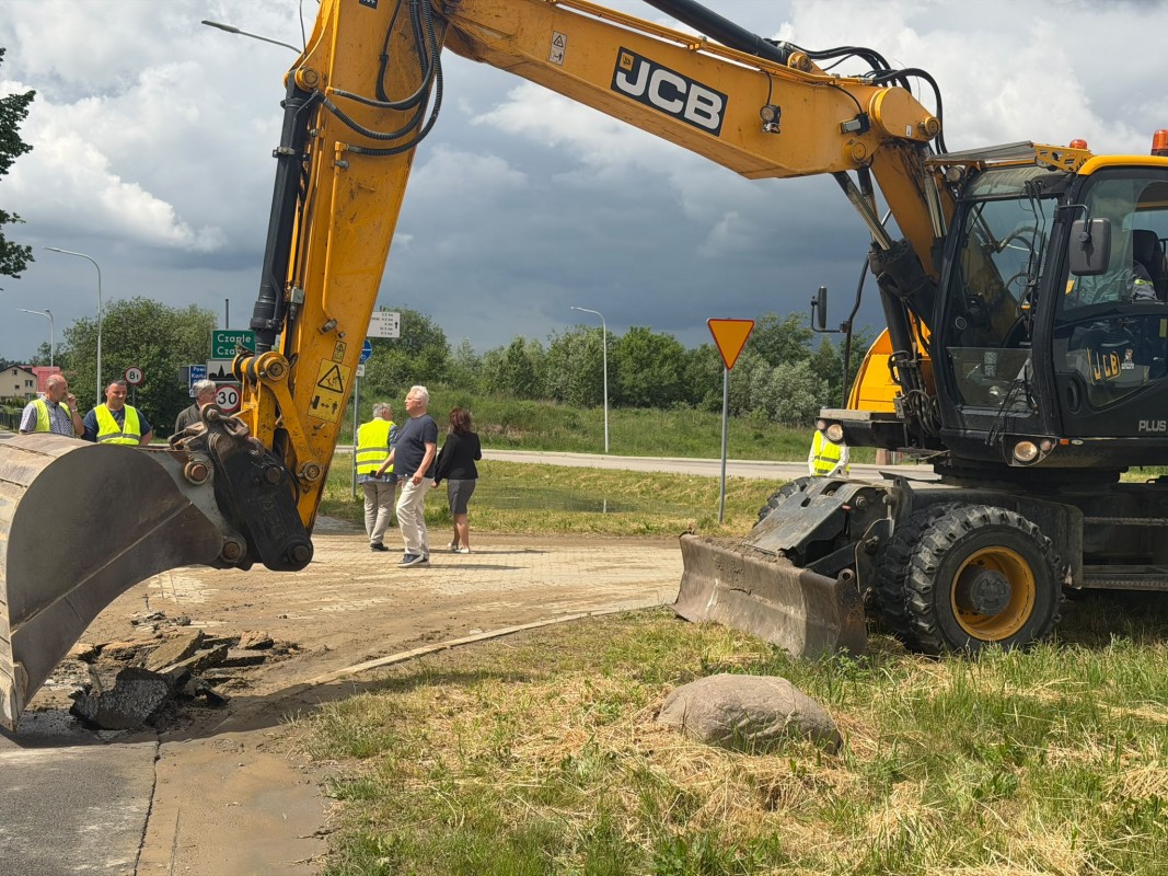 Awaria sieci kanalizacyjnej w Czaplach - realizowane są działania naprawcze