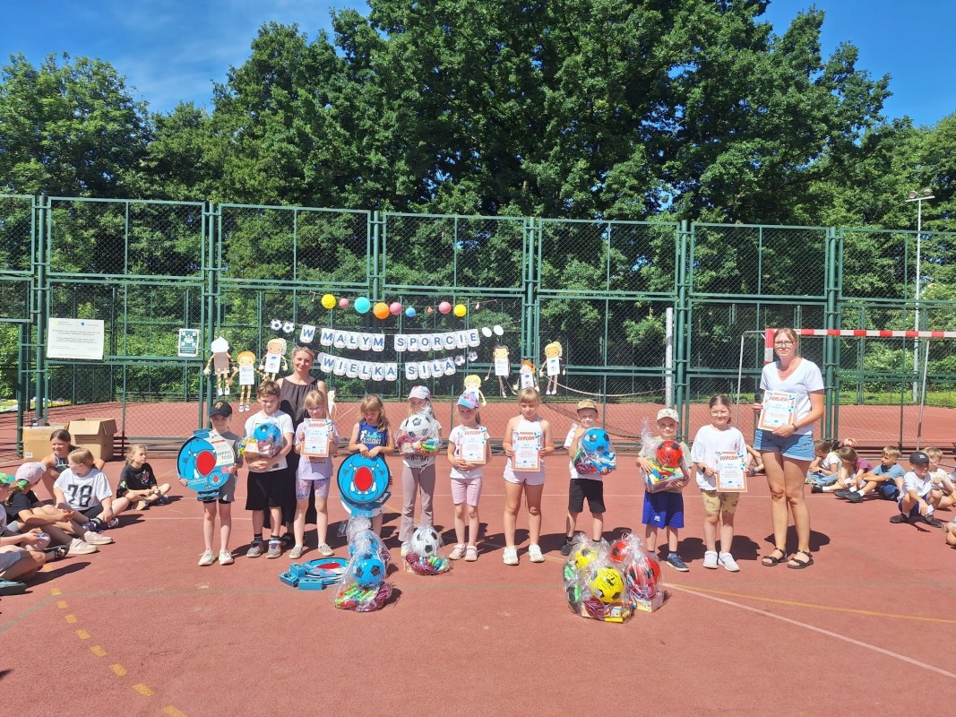 W małym sporcie - wielka siła. Profilaktyka przez ruch w SP nr 1 w Żukowie